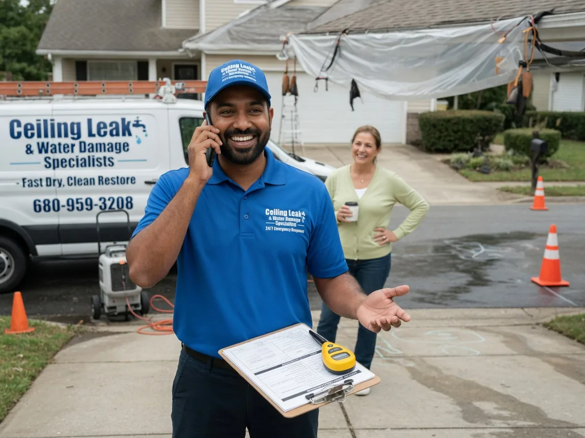 Ceiling Leak Cleanup Burns Flat, OK FAQs